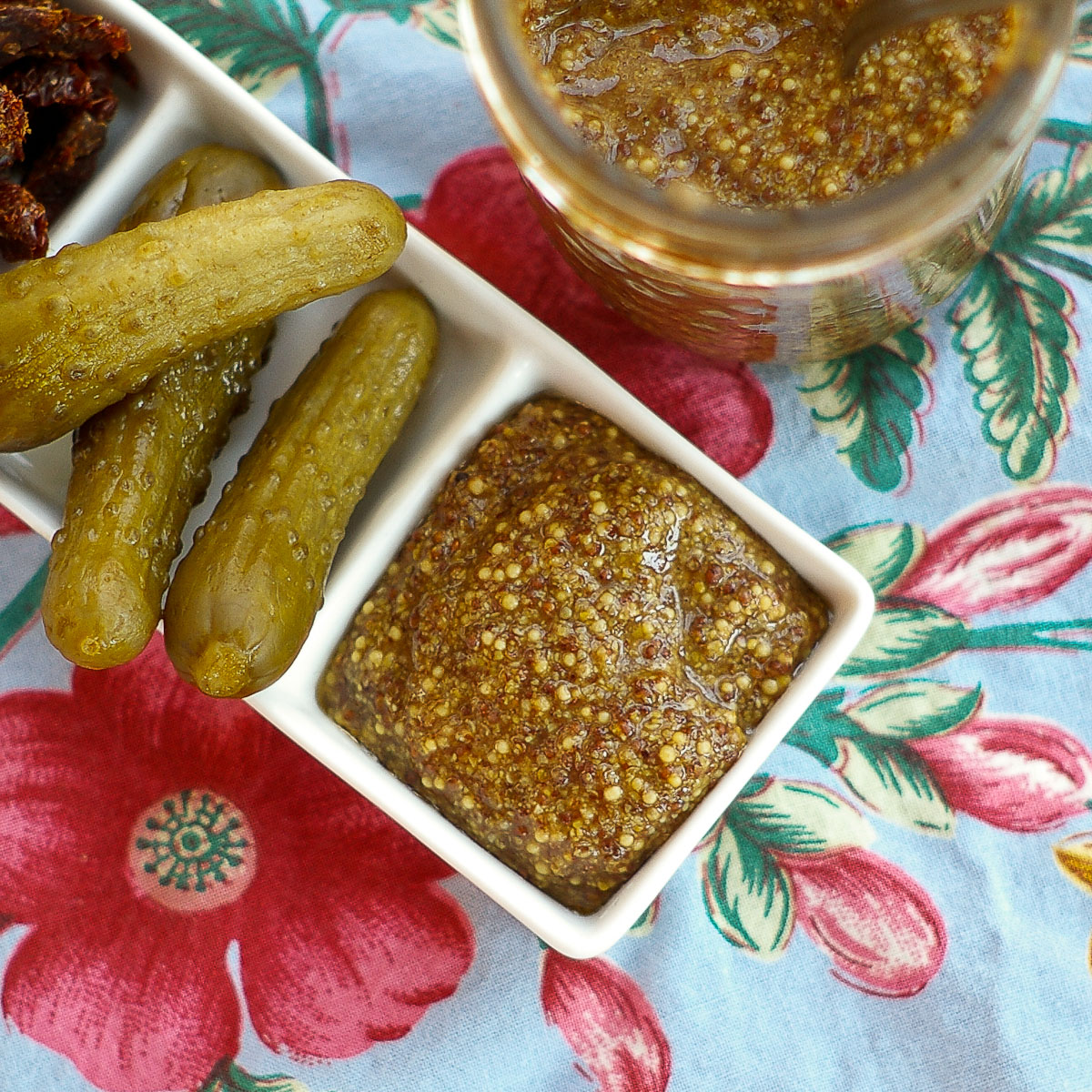 The Yum Yum Factor Grainy Thyme Mustard