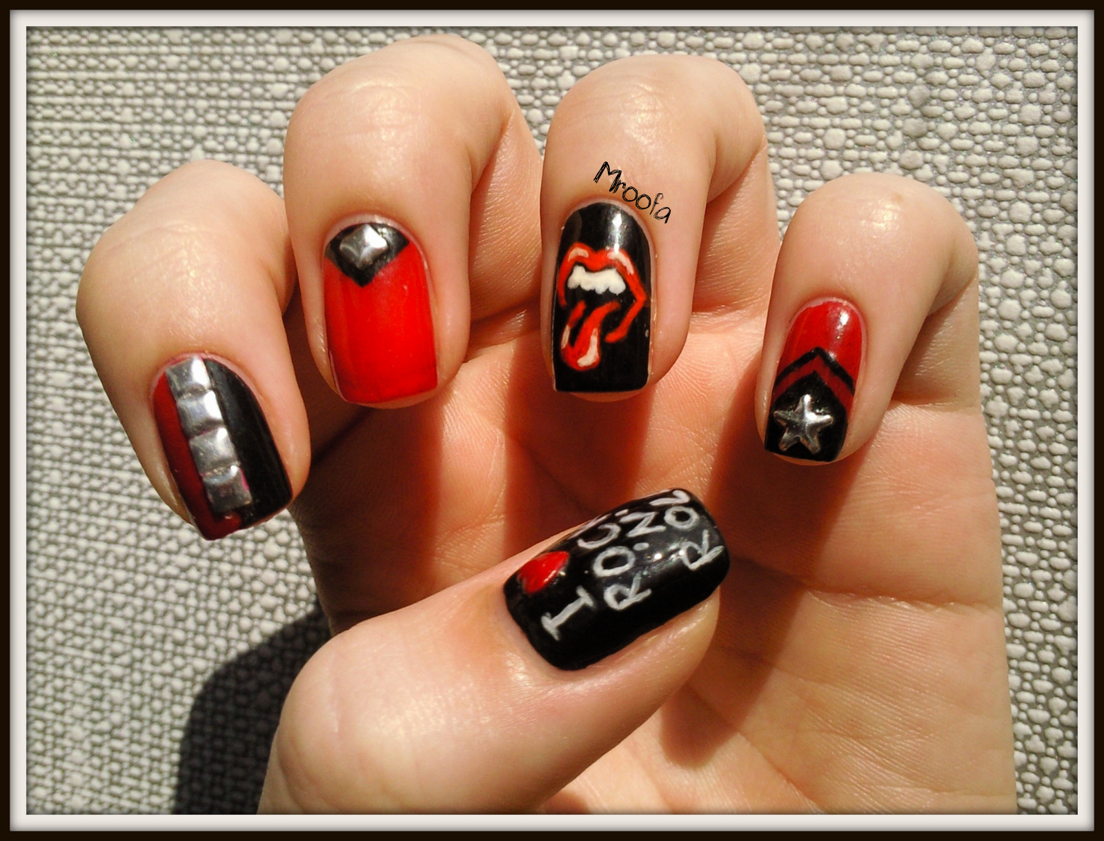 7. Rock and Roll Nail Design - wide 3