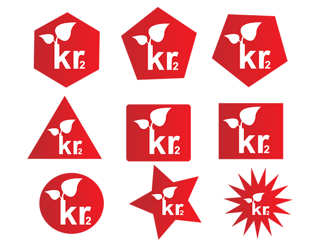 KR2 Leaf Logos