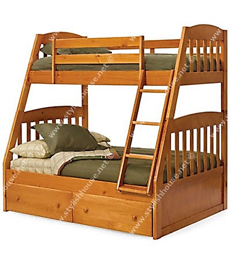 Wood Bunk Bed Twin and Full