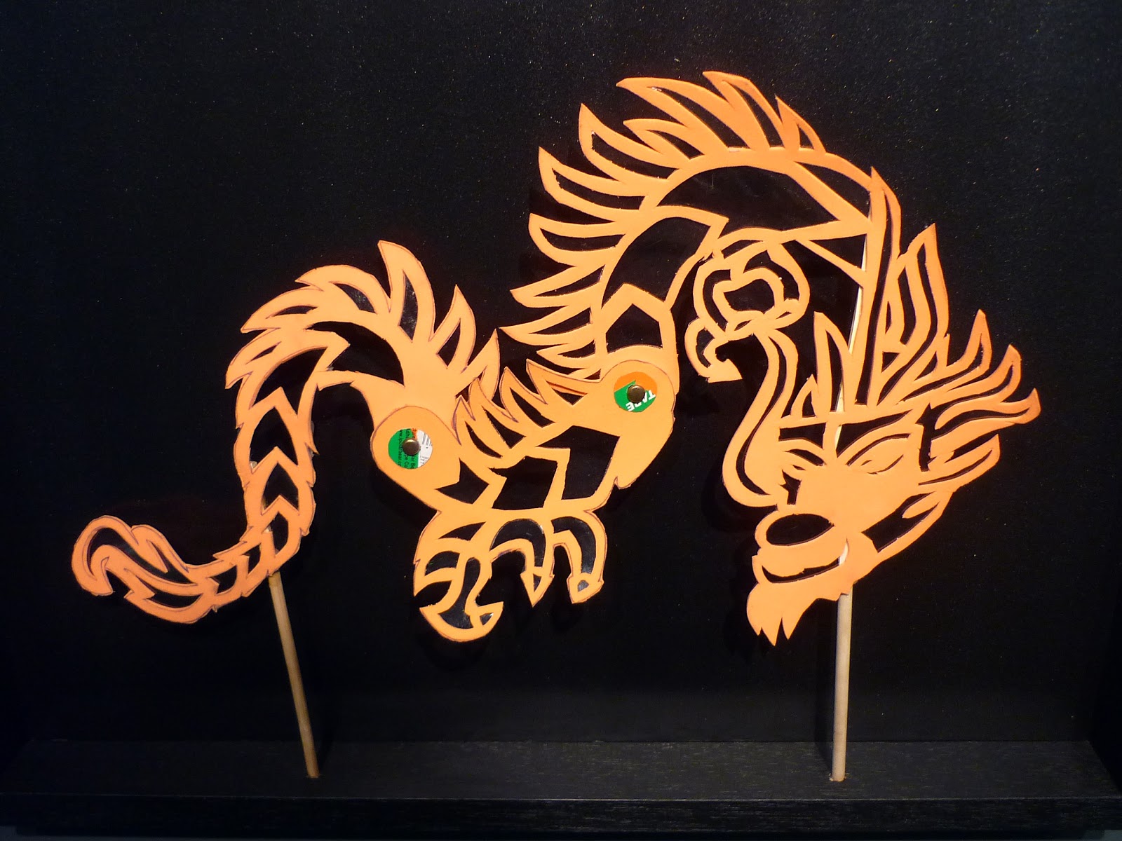 Puppet Theatre Dragon tales and shadow puppets