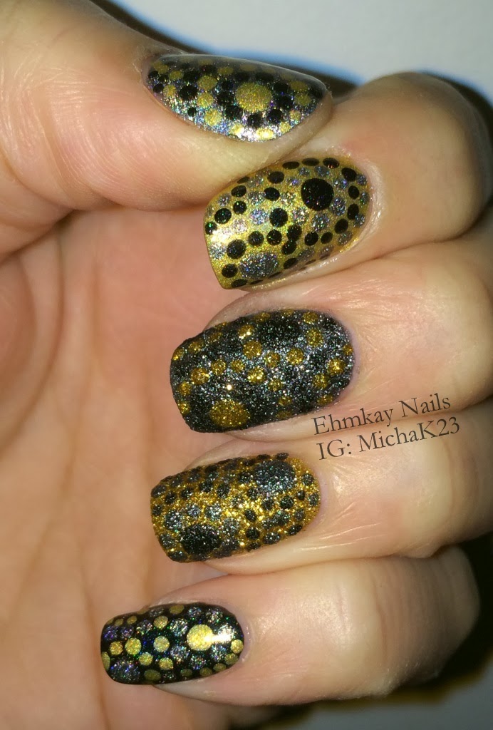 ehmkay nails: New Year&#039;s Eve 2014 Nail Art