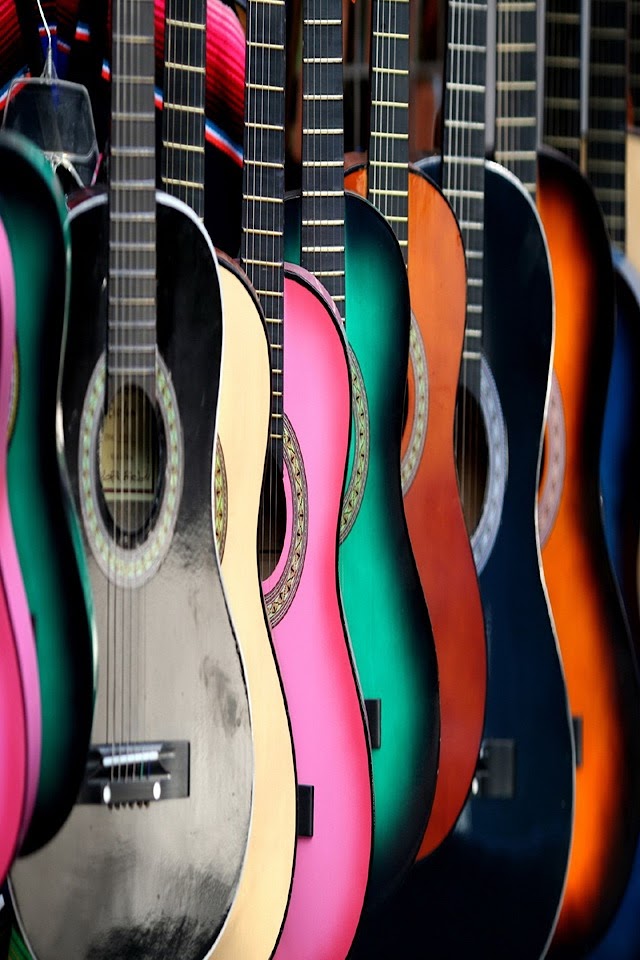   Numerous Guitars   Android Best Wallpaper