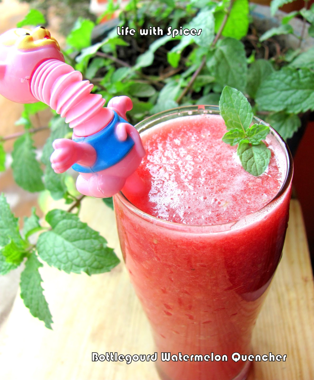 Life with spices Bottlegourd Watermelon Quencher