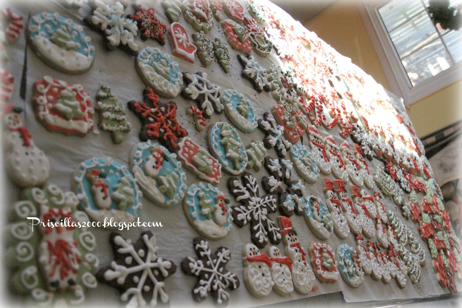 2018 christmas cookie making Priscillas: Christmas Cookies!