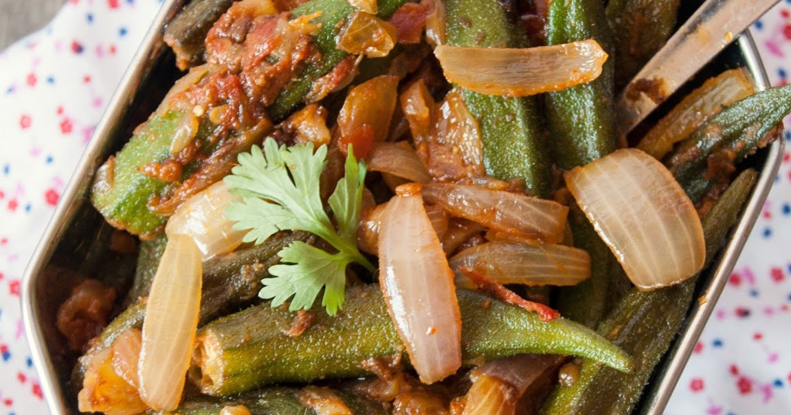 Always Hungry Bhindi Masala / Okra with Onion and Tomatoes