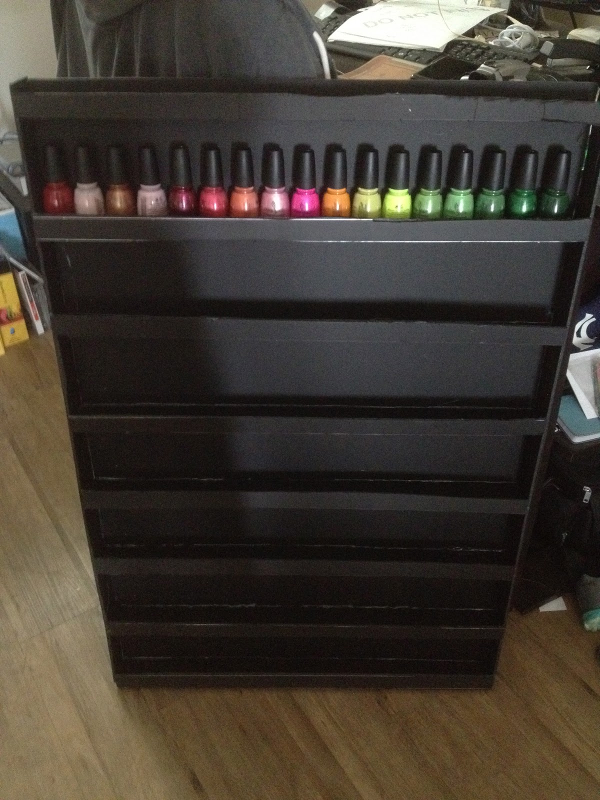 Nail "Cher"ing DIY Nail Polish Rack