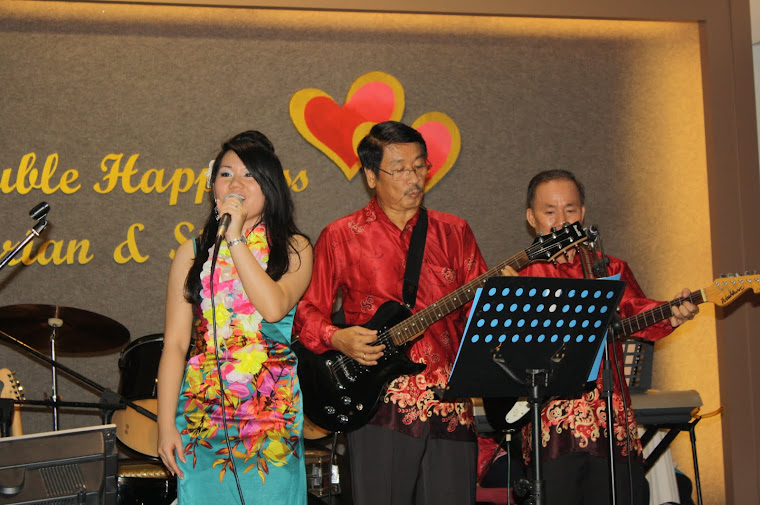 Cheryl Chan with the Evergreen Band