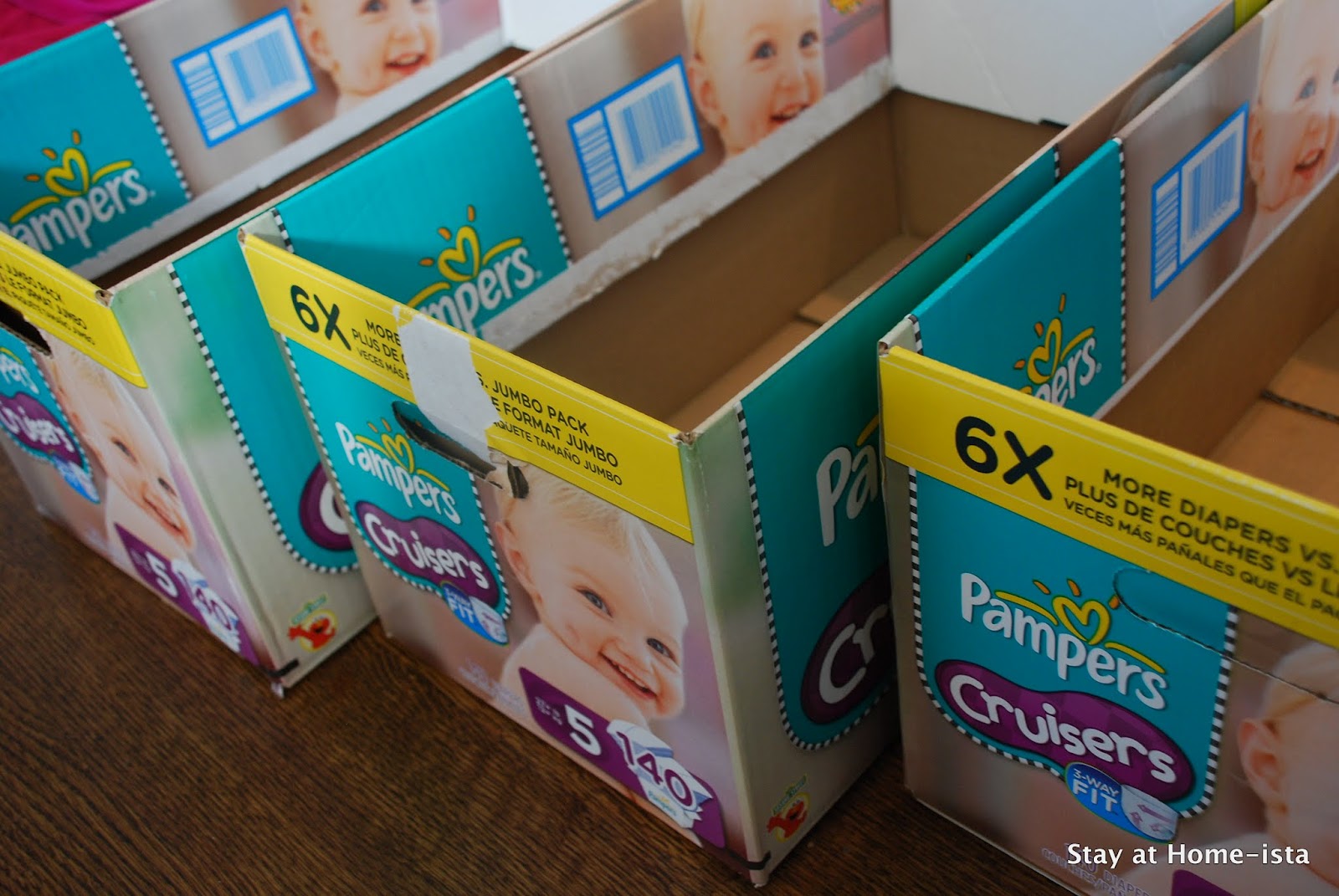 Stay at Homeista Dressed Up Diaper Boxes