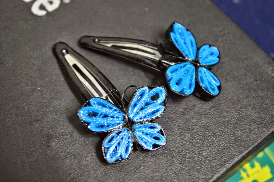 Handmade With Paper Quilled Hair Clips..