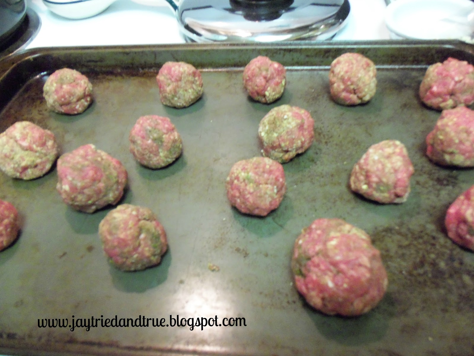 Jay Tried and True Meatballs