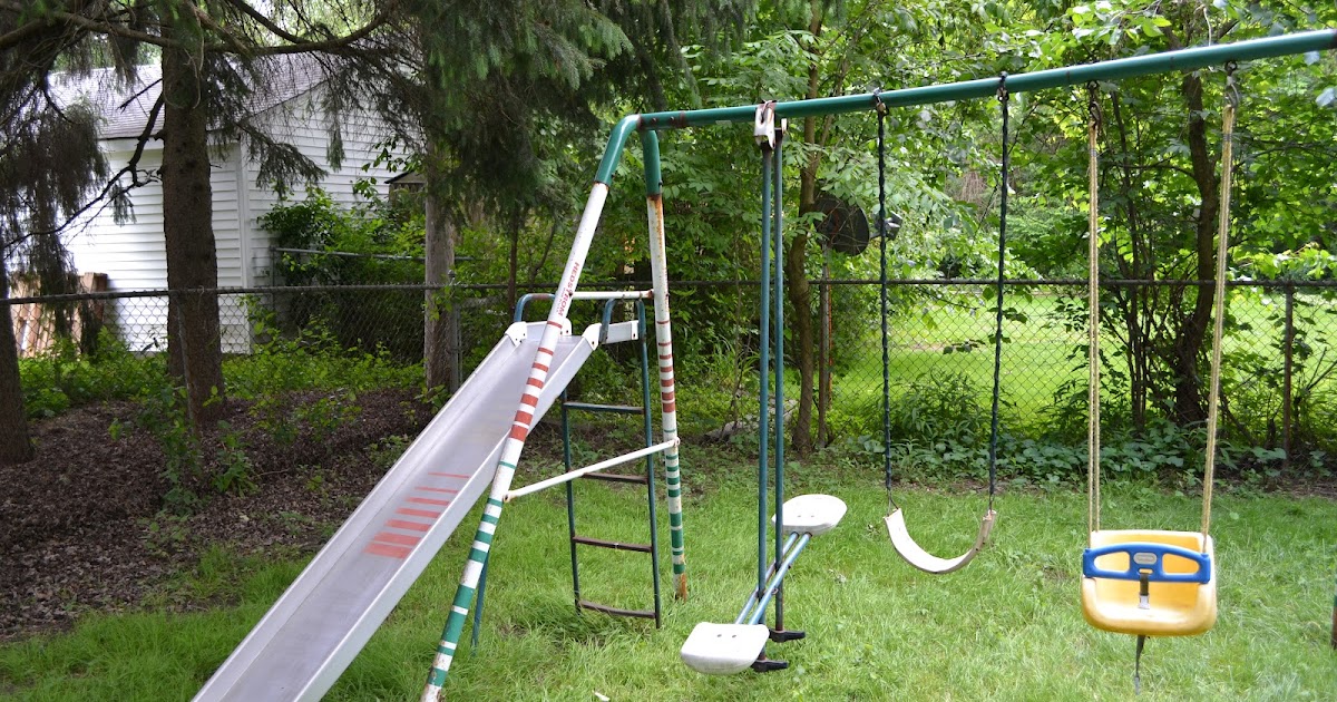 Curiosity and Creativity Painting the Swingset