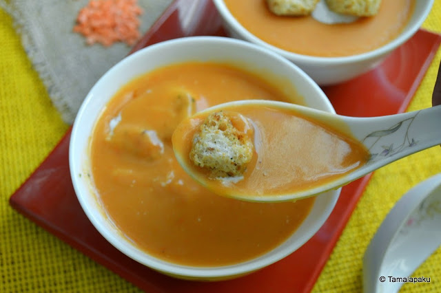 Masoor Dal Soup ~ Red Lentil Soup