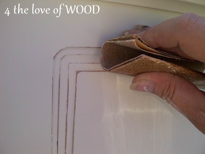 4 the love of wood SECRETS TO DISTRESSING WITH SANDPAPER shabby chic