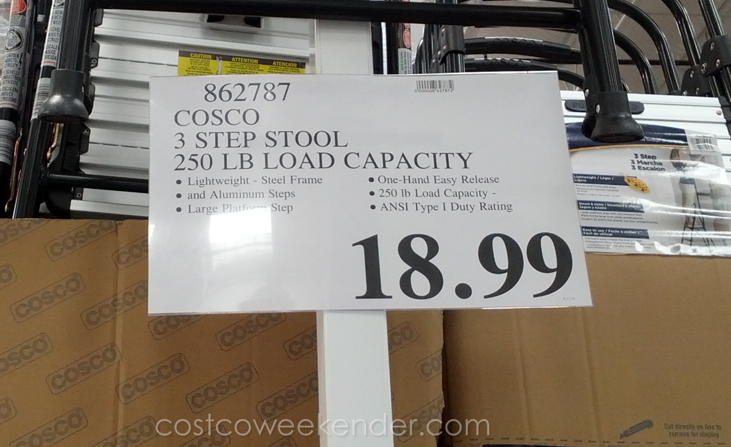 Cosco 3 Step Stool Costco Weekender