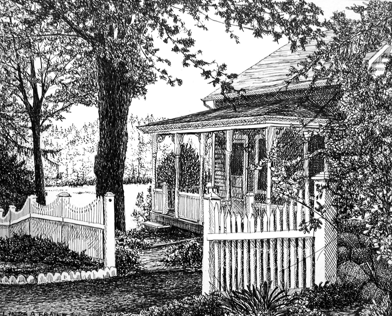 Linsartwork Pen and Ink Drawings