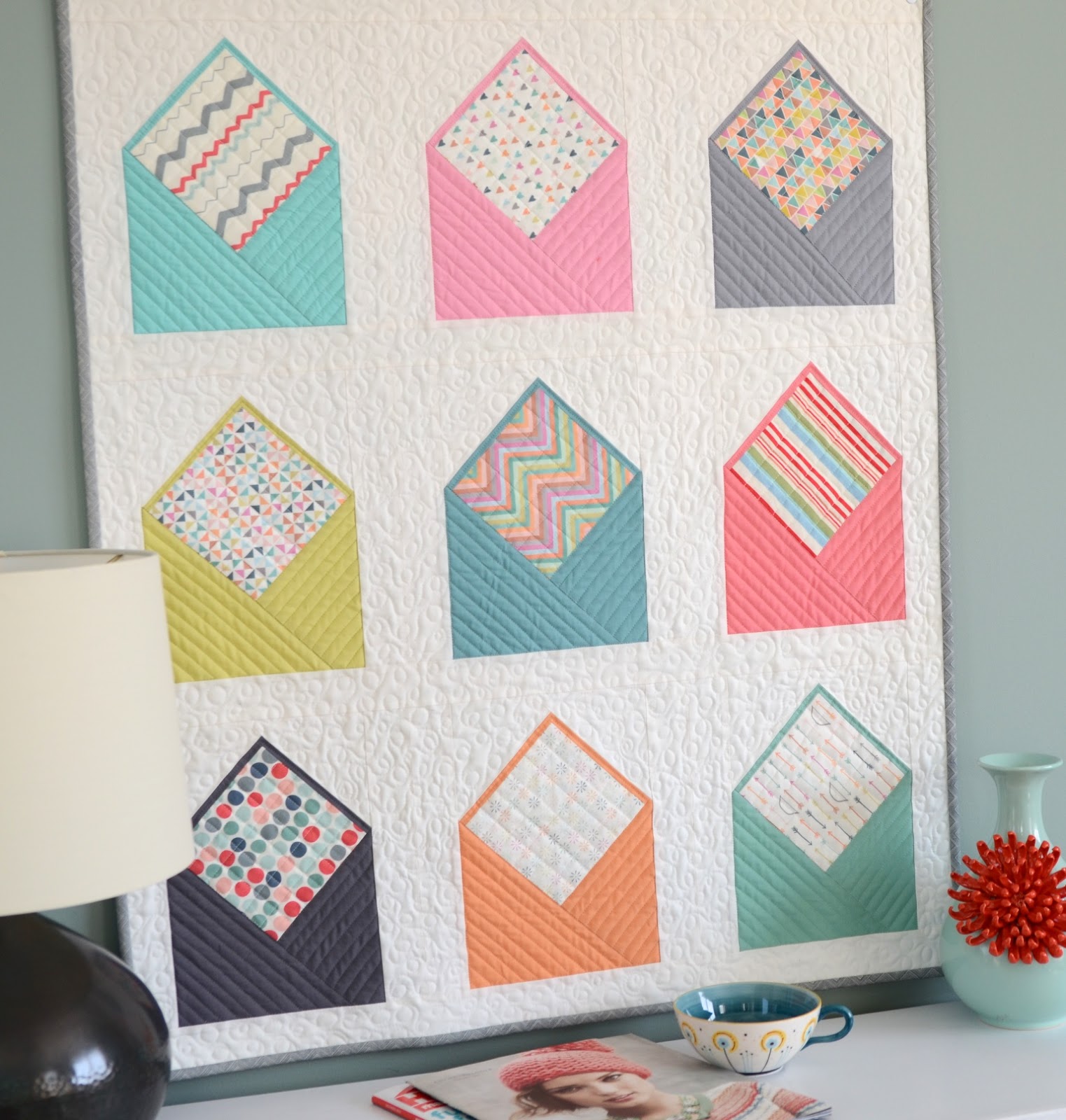 Hyacinth Quilt Designs Envelope Quilt!