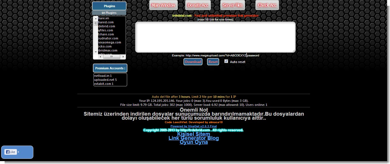 Premium Link Generators