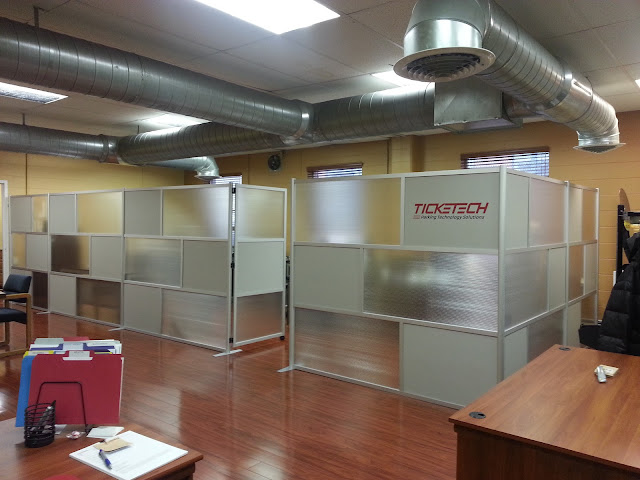 modern room partitions and office dividers