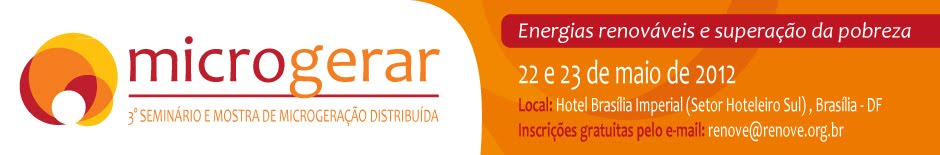 Microgerar - Seminário e Exposição de Microgeração