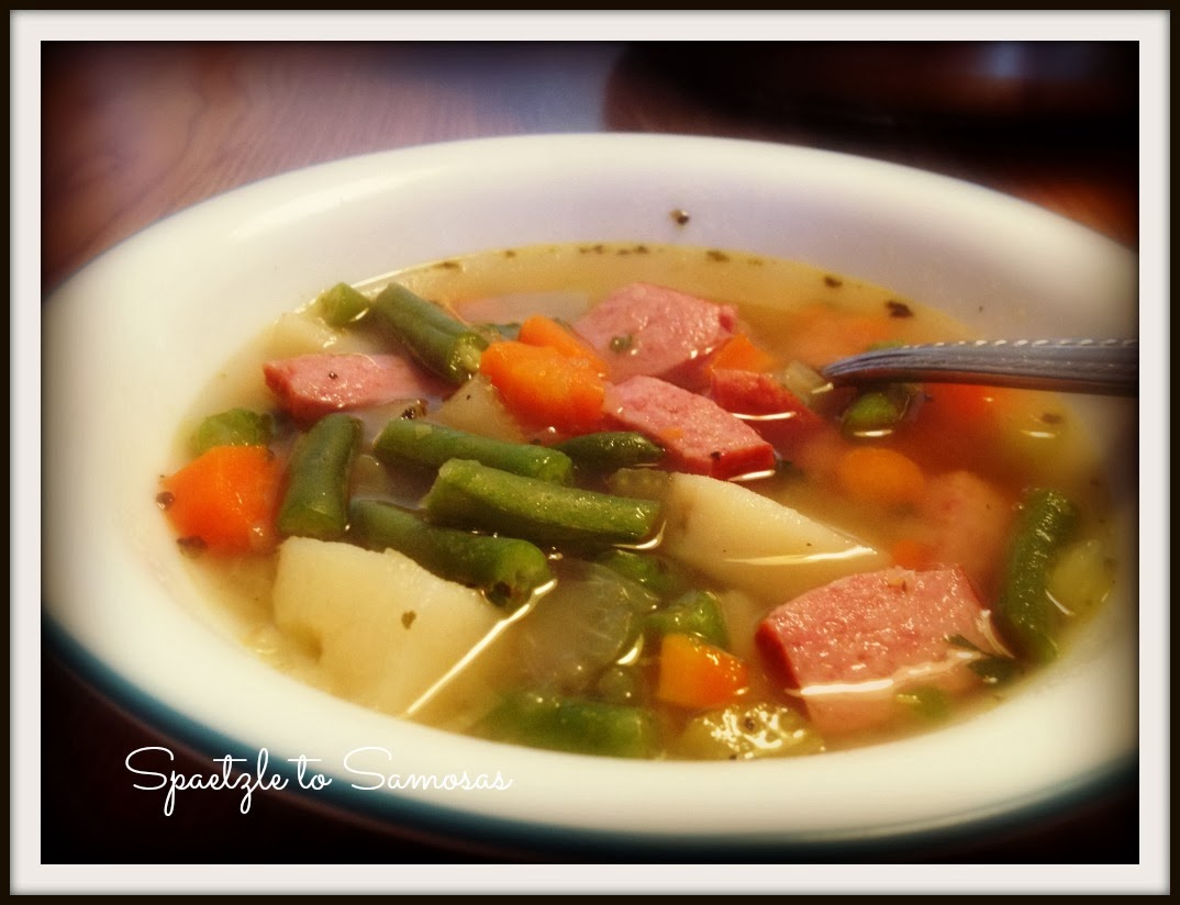 From Spaetzle to Samosas Soup Series 1 German Potato Soup with Sausage