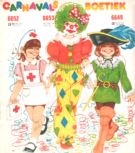 Mod and Mint: Vintage Childrens Halloween Fashion Illustrations 1974 Mod and Mint: Vintage Childrens Halloween Fashion Illustrations 1974