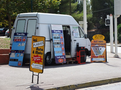 tarif plaques immatriculation