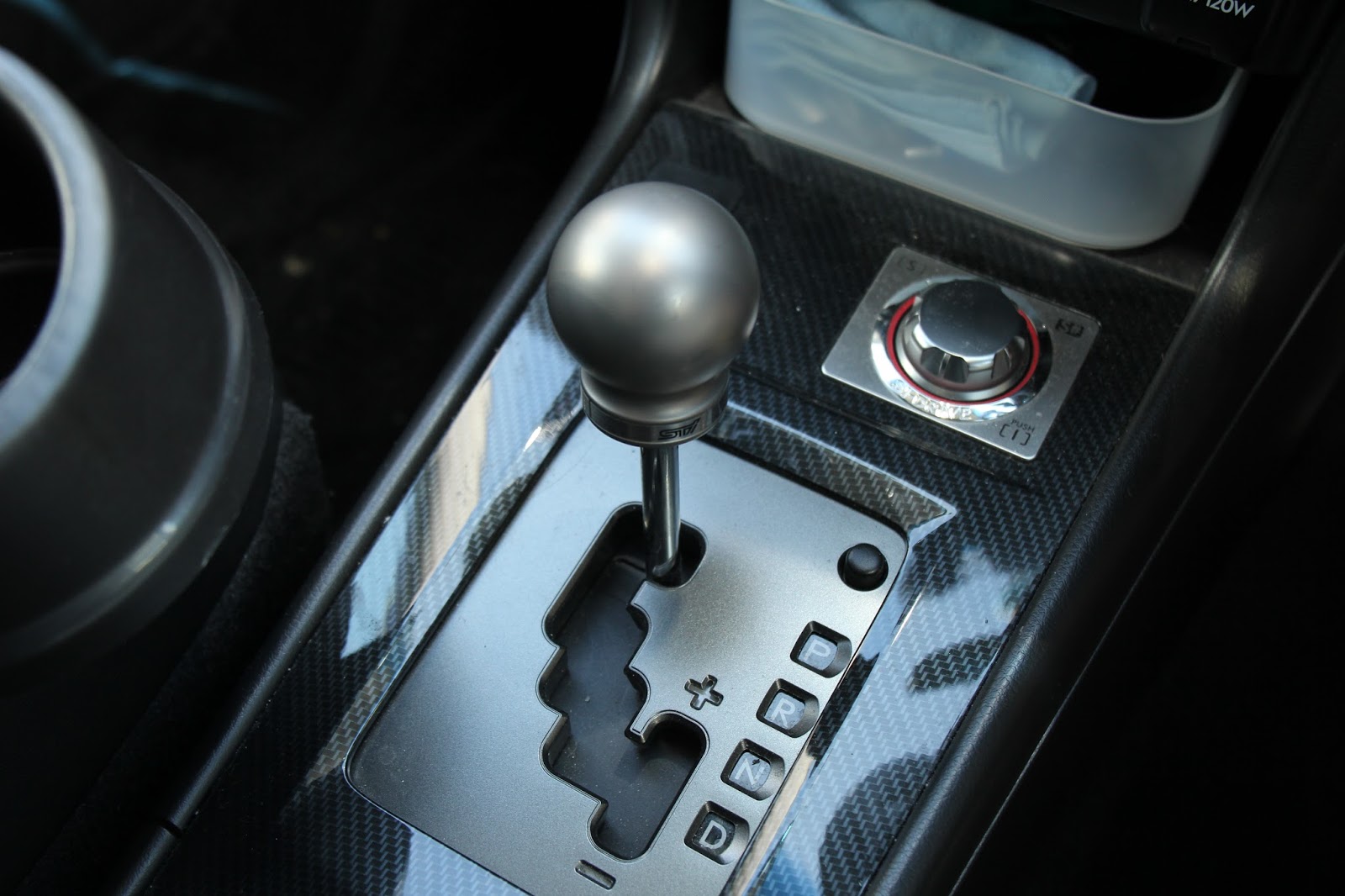 Exiga Spec Bの記録 Stiチタンシフトノブ