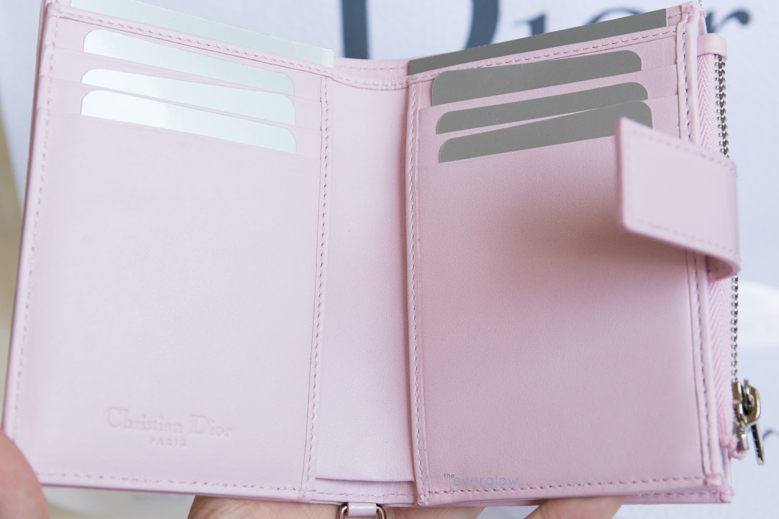 Dior Diorama Bag and Lady Dior Patent Wallet Review and Photos On The