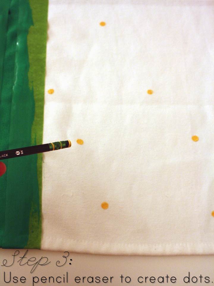 Meet Me in Philadelphia Pretty, Painted Tablecloth DIY