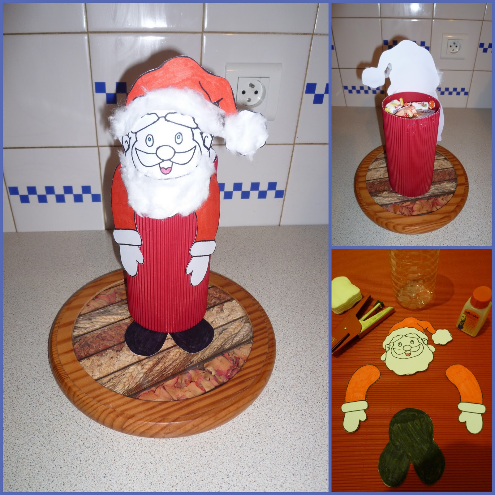 Le Blog De Cathnounourse Pere Noel Avec Hotte