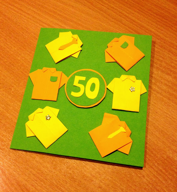 50 year Birthday Card  - Kartka na pięćdziesiątkę