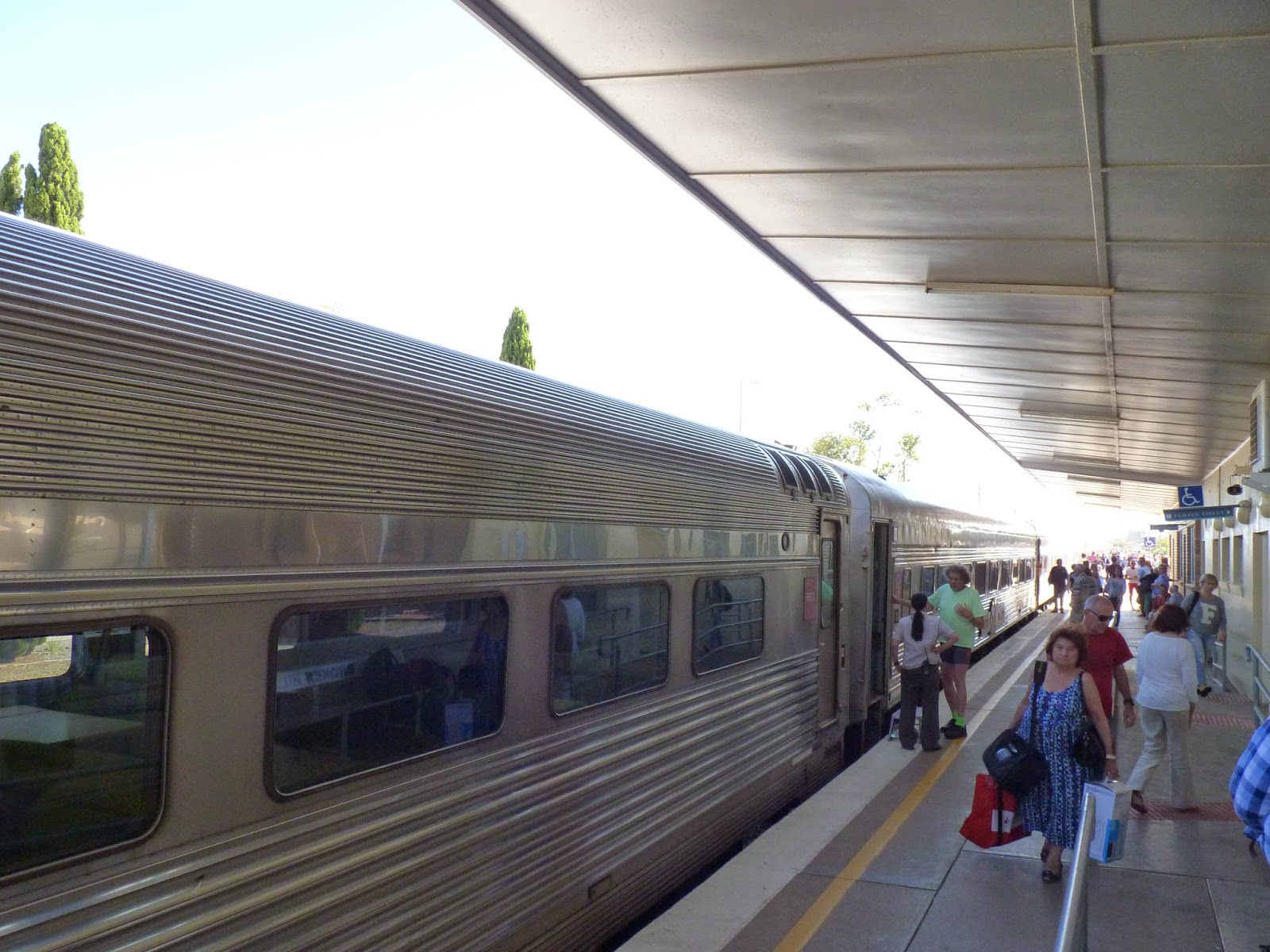 Epsilon's Interesting Trains Blog Indian Pacific Train from Adelaide