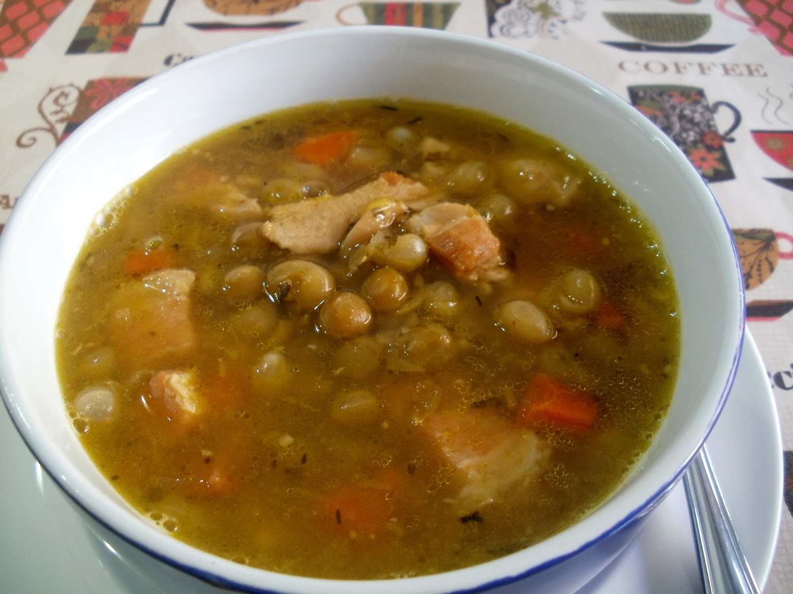 Sopa De Arvejas (guisantes) Secas Con Panceta
