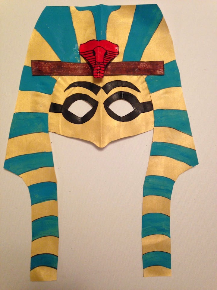 Art Room Blog: 2nd Grade Egyptian Masks...
