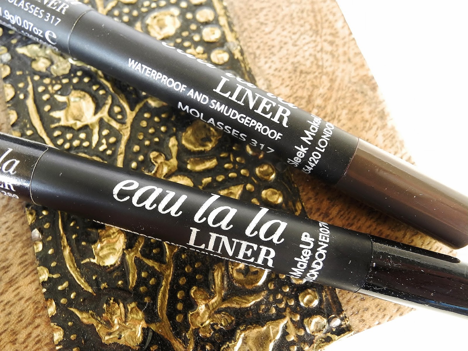Sleek Eau La La Liner 289 Noir & 317 Molasses [Review] BubblyColor