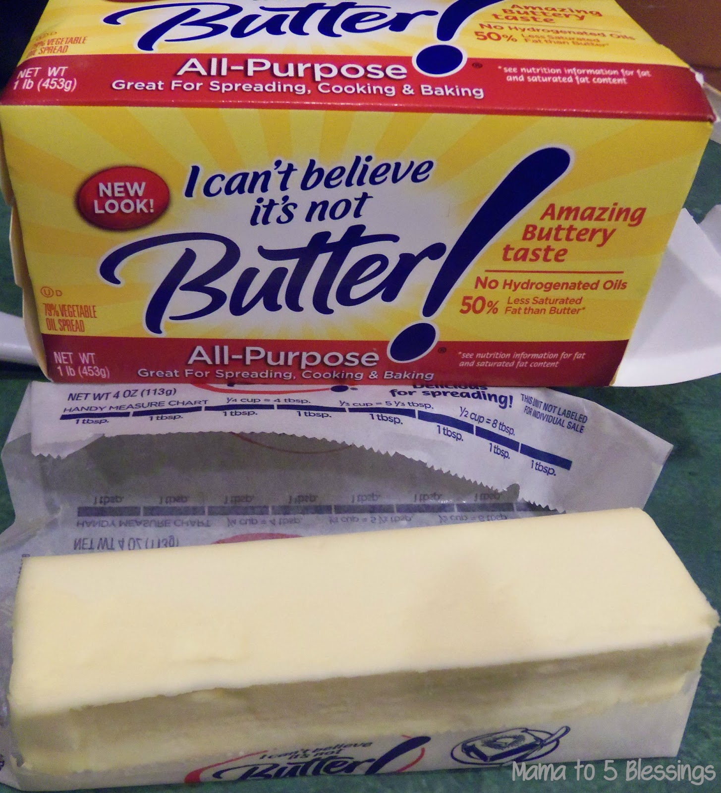 WE HAVE MADE THE SWITCH TO I CAN'T BELIEVE IT'S NOT BUTTER! - Mama to 6