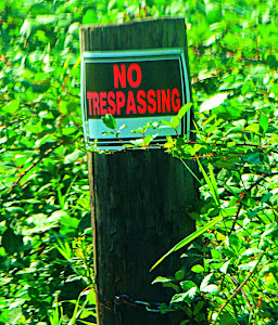 No Tresspassing Signs Oregon Public Park Lands