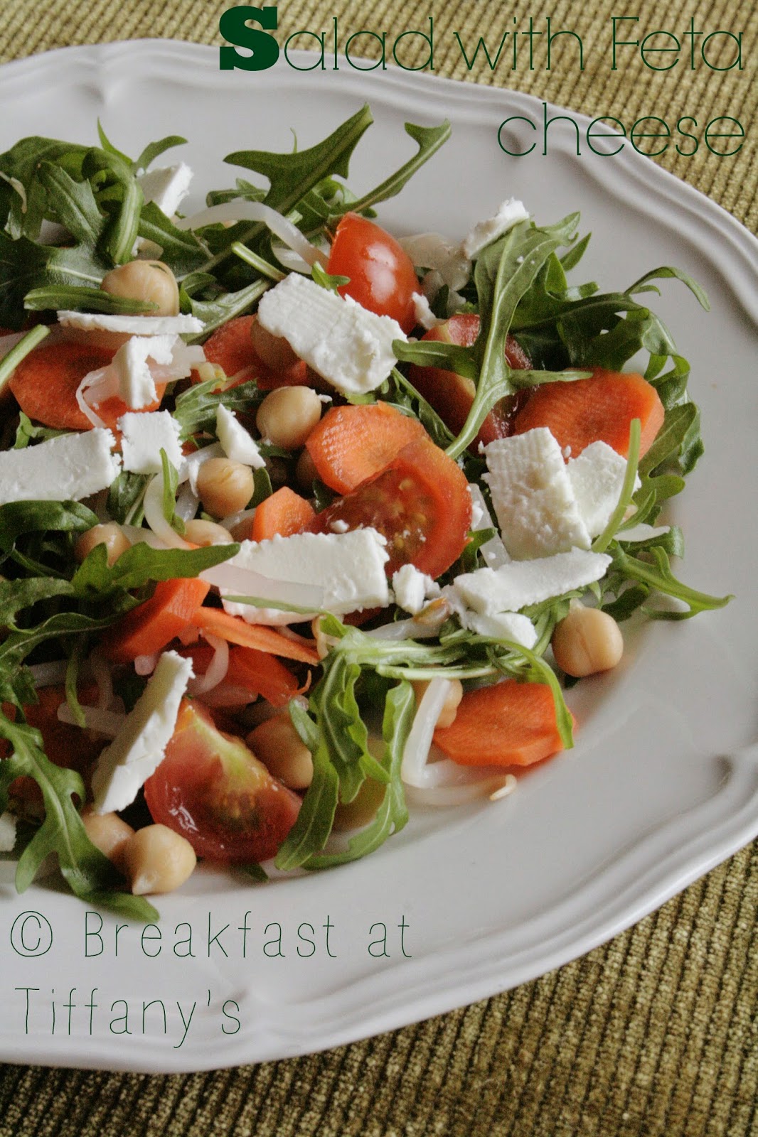 Insalata con feta / Salad with feta cheese Breakfast at Tiffany's