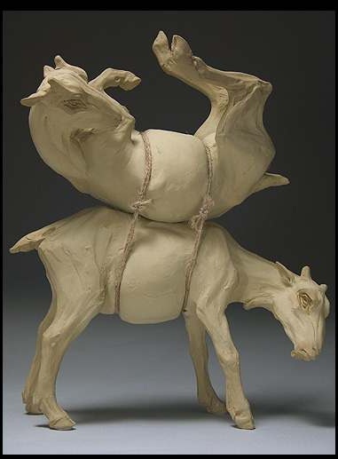 Beth Cavener Stichter esculturas animais psicologia humana