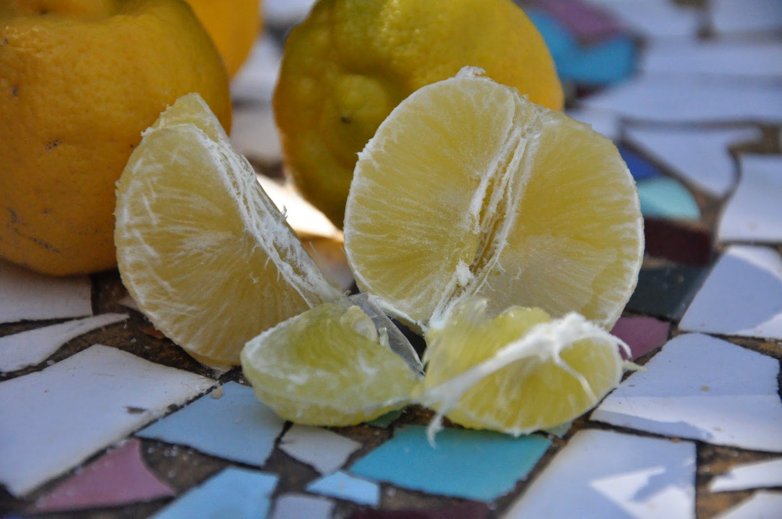 Is it true that you call the green fruit limón (lemon) and the yellow