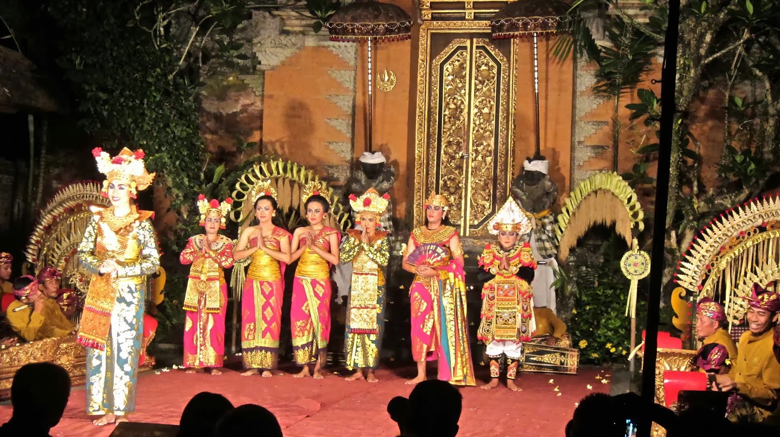 La troupe de legong d'Ubud