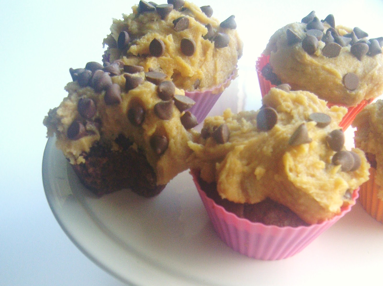 my handcrafted home Peanutbuttercookiedoughfrosted chocolate