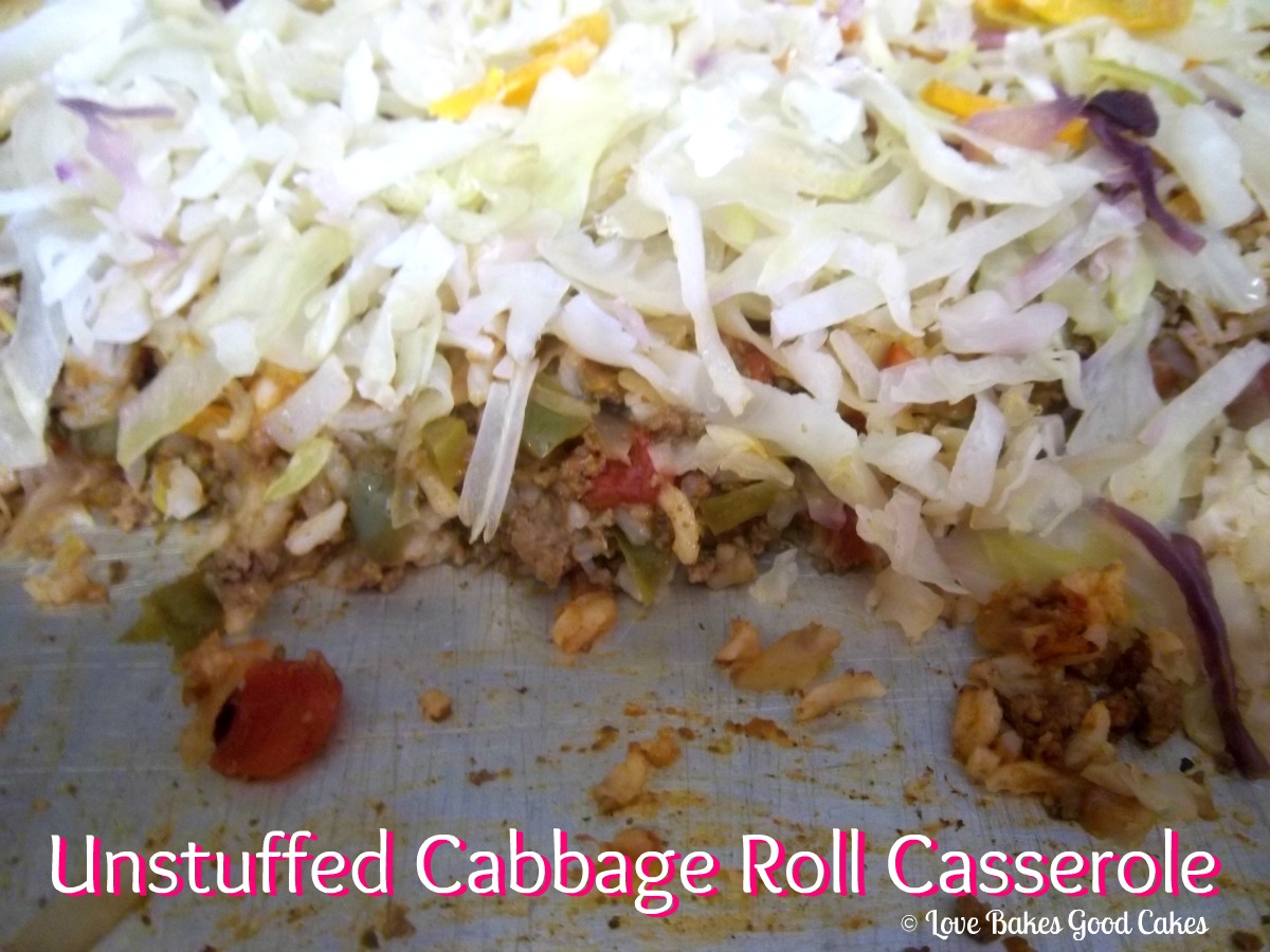 All my Bloggy Friends 2 and Unstuffed Cabbage Roll Casserole Love