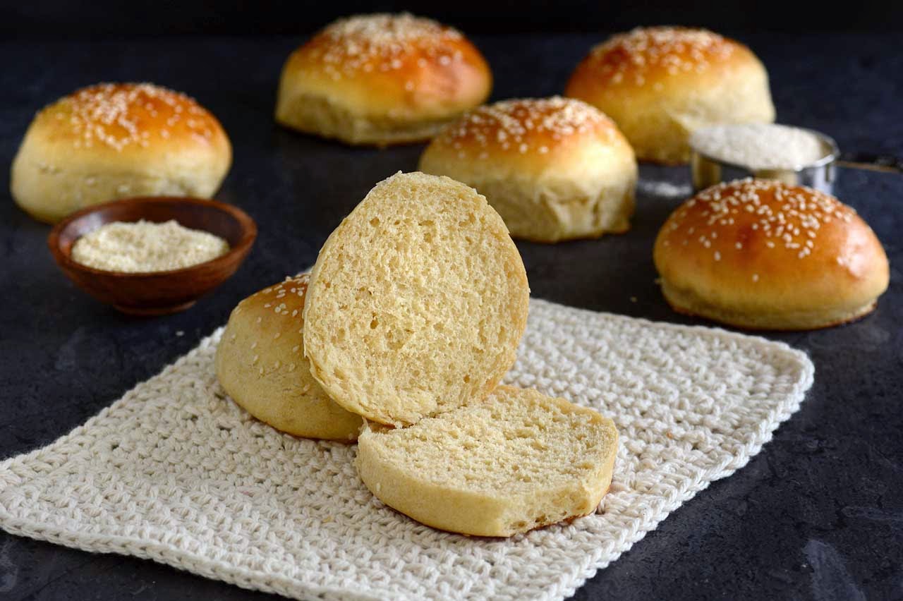 Savoring Time in the Kitchen Whole Wheat Hamburgers Buns for the Bread