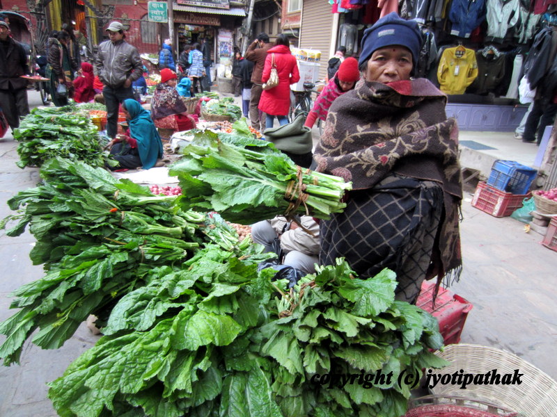 Taste of Nepal Green Leafy Vegetables सागपात हरु (Part 1)