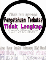Pengetahuan Terbatas, Terkotak-kotak dan Tidak Lengkap Pengetahuan Terbatas, Terkotak-kotak dan Tidak Lengkap