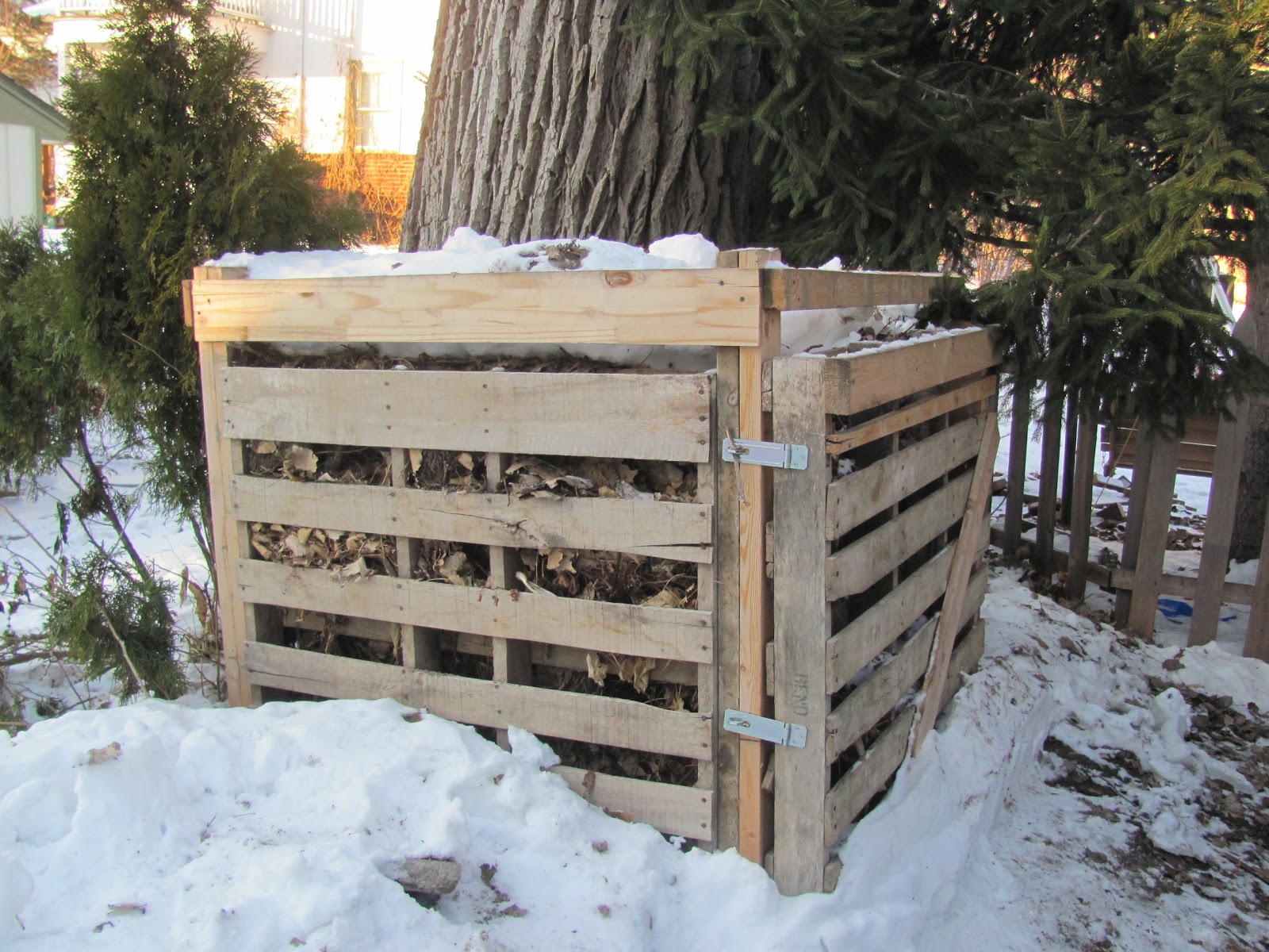 eighth acre farm winter composting in a cold climate