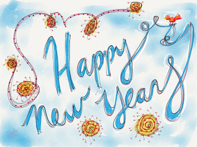 Happy New Year 2014 via facedances.blogspot.com