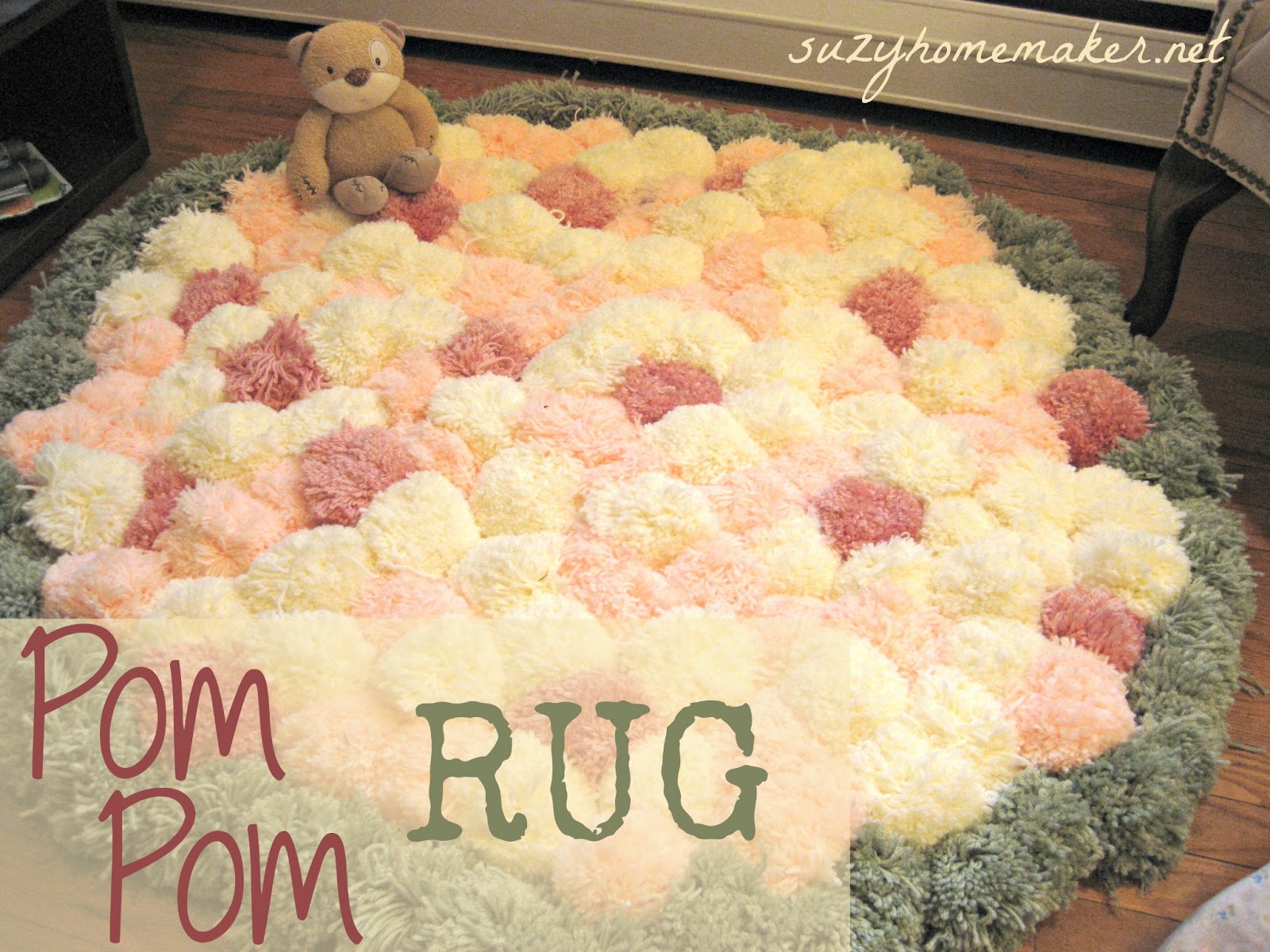 pom pom rug! suzy+co